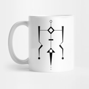 Geometric Tooniefied Design 2 (Light) Mug